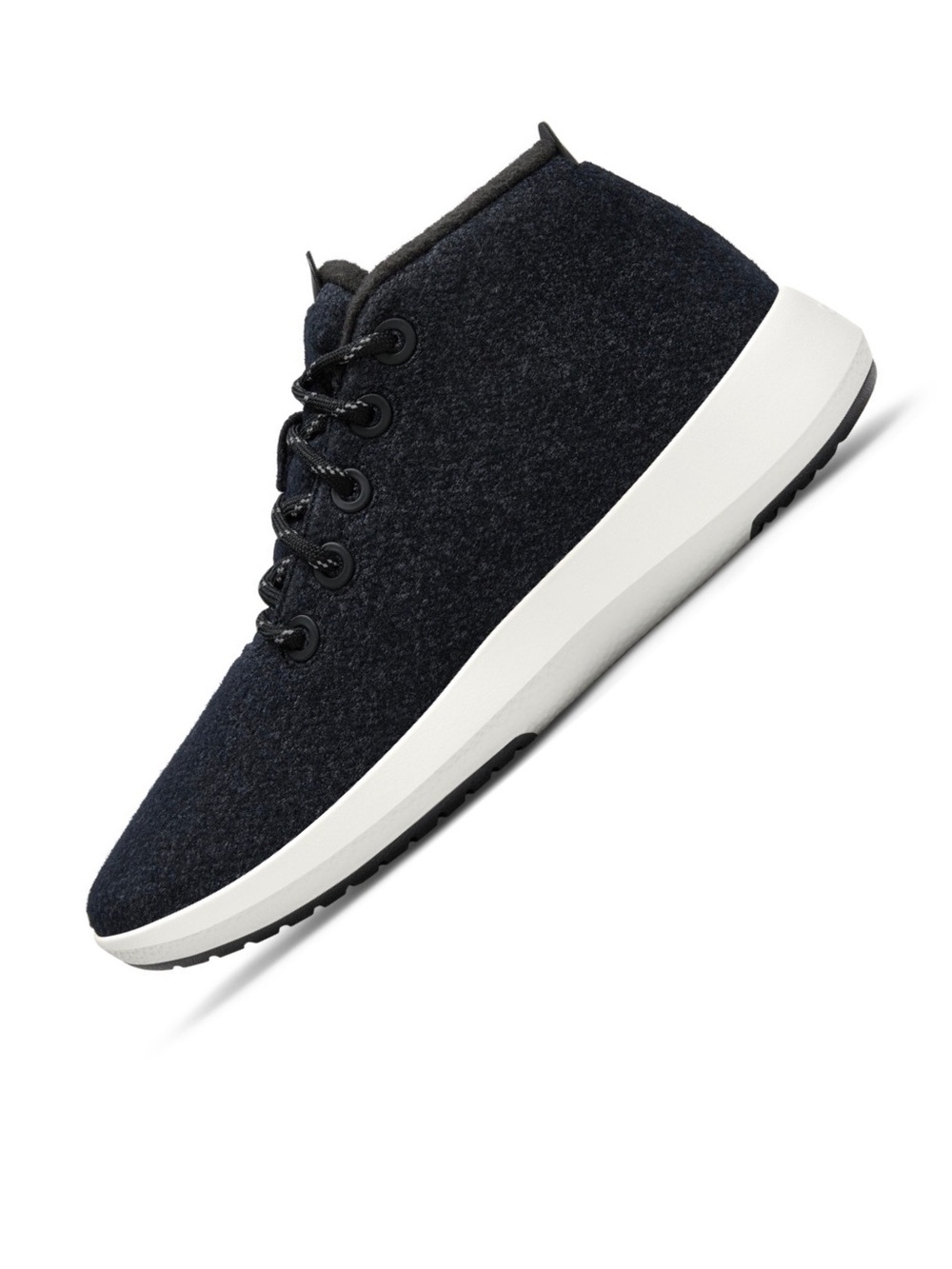 Allbirds Wool Runner-Up Mizzle Natural Black US 10 Merino Wool High Top Sneakers